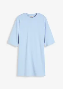 Jerseyklänning i tjockt material av ekologisk bomull, bonprix