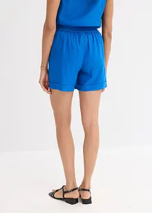 Dra på-shorts i luftig linneblandning, bonprix