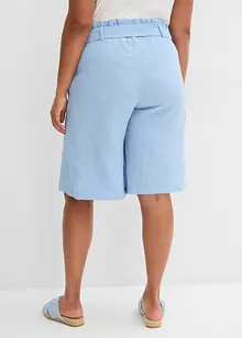 Dra på-bermudas i följsam viskosmix, bonprix