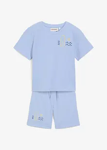 T-shirt och shorts för barn (2 delar) i ekologisk bomull, bonprix