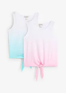 Linne för barn (2-pack) i ren ekologisk bomull, bonprix