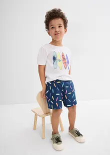 Shirt och shorts för barn (2 delar) i ren bomull, bonprix