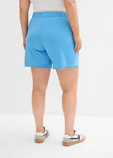 Jerseyshorts med bekväm midja och spets, bonprix