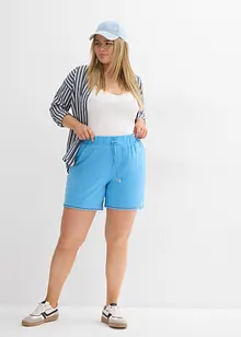 Jerseyshorts med bekväm midja och spets, bonprix