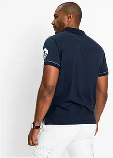 Kortärmad pikétröja i jersey, bonprix