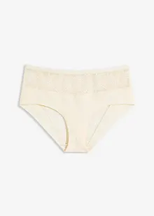 Laserskuren maxihipstertrosa med fin spets, bonprix