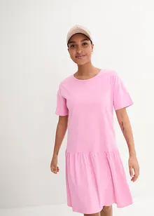 Jerseyklänning av ekologisk bomull, bonprix
