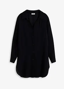 Lång strandblus i viskos, bonprix