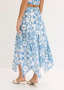 Kjol med flikig nederkant, bonprix