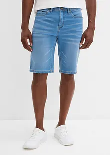 Stretchiga jeansshorts med bekvämt snitt, Regular Fit, bonprix