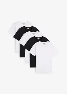 T-shirt med V-ringning (5-pack), bonprix
