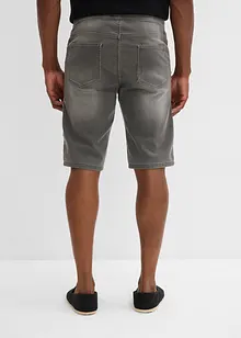 Trikåbermudas med bekvämt snitt och jeanslook, normal passform, bonprix
