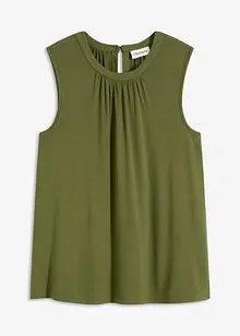 Blustopp i jersey, bonprix