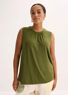 Blustopp i jersey, bonprix
