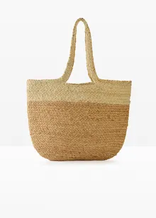 Shoppingväska med halmlook, bonprix