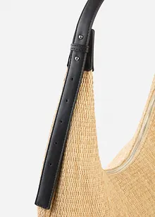 Shoppingväska med halmlook, bonprix
