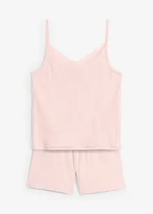 Kort pyjamas med ekologisk bomull (2 delar), bonprix