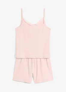 Kort pyjamas med ekologisk bomull (2 delar), bonprix