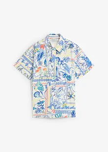 Skjortblus med sidenandel, bonprix