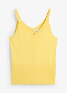 Stickat linne med sidenandel, bonprix
