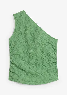 One shoulder-linne i material med struktur, bonprix