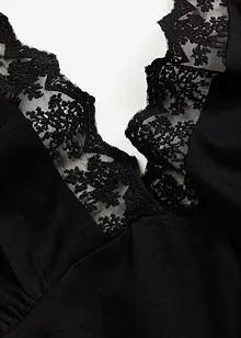 Nattlinne med smala axelband och spets i ringningen, bonprix