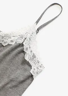 Nattlinne med smala axelband, bonprix