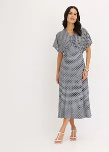 Klänning av böljande viskos, bonprix