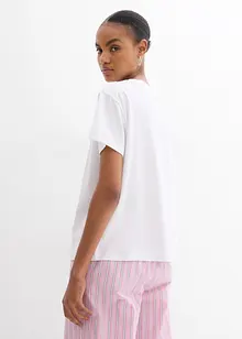 T-shirt i ren ekologisk bomull med tryck, bonprix