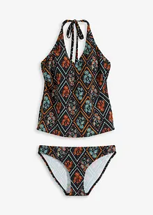 Tankini med halterneck och V-ringning (2 delar), bonprix