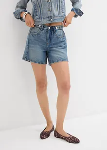 Jeansshorts Mid Waist, Low Stretch, bonprix