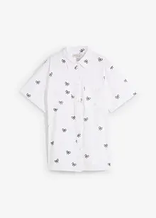 Kortärmad muslinblus, bonprix
