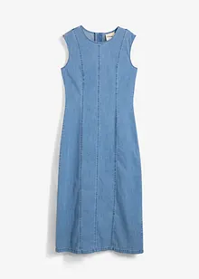 Jeansklänning av ekologisk bomull med stretch, bonprix