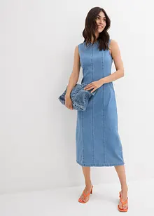 Jeansklänning av ekologisk bomull med stretch, bonprix