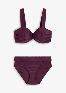 Balconettebikini (2 delar) med vadderade axelband, bonprix
