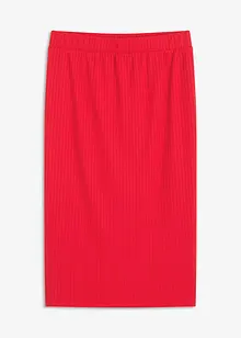 Ribbad jerseykjol, bonprix