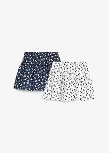 Jerseykjol för barn (2-pack) i ren ekologisk bomull, bonprix