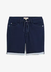 Jeansshorts i trikå, Regular Fit, bonprix