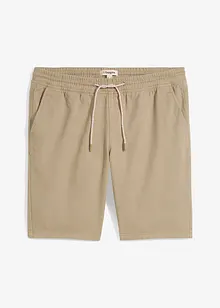 Dra på-shorts av ren bomull, Regular Fit, bonprix