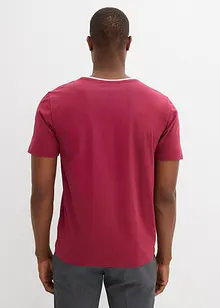 T-shirt med kort knappslå, bonprix