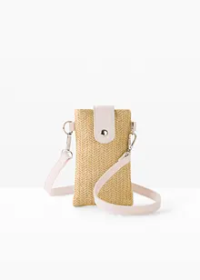 Liten axelremsväska i strålook, bonprix