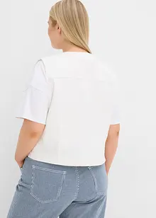 Stretchig jeansväst, bonprix