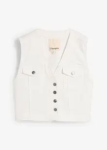 Stretchig jeansväst, bonprix