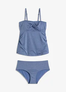 Tankini (2 delar) med glittertrådar, bonprix