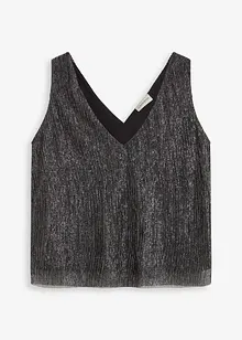 Kort linne med djup urringning, bonprix