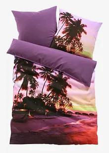 Vändbart påslakanset med strandmotiv, bonprix