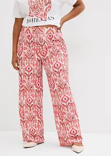 Byxa i dra på-modell av kräpp med struktur, bonprix