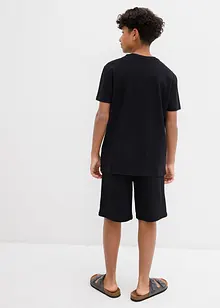 T-shirt och shorts i ekologisk bomull (2 delar), bonprix