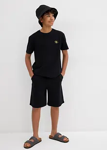T-shirt och shorts i ekologisk bomull (2 delar), bonprix