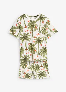 T-shirt och shorts för barn i piké av ekologisk bomull (2 delar), bonprix